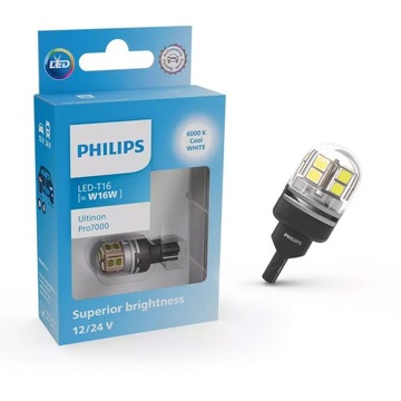 Żarówka Philips LED Ultinon Pro7000 W16W CU70 12/24V