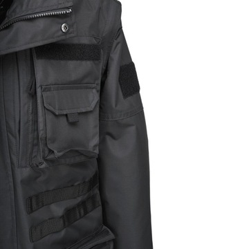 Kurtka wodoodporna z kapturem Brandit Superior Jacket - Czarna XXL