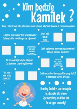 zestaw na BABY SHOWER gry ZABAWY zdrapki BĄBELKOWE