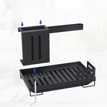 ОРГАНАЙЗЕР ПОДСТАВКА КУХОННАЯ ГУБКА ДЕРЖАТЕЛЬ ДЛЯ МОЙКИ ГУБКА КОНТЕЙНЕР 3-В-1