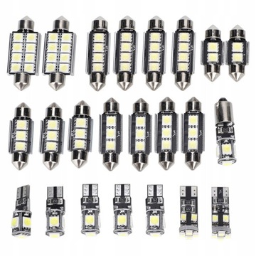 23SZT. ŻARÓWKA LED 6500K 150LM 12V T10 SMD