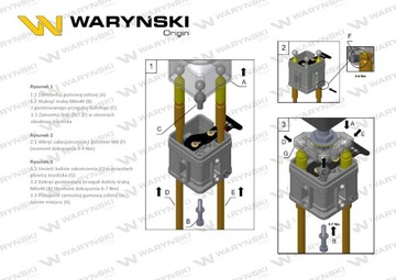 Джойстик для шариковых линий без кнопки IP-6020 Waryński