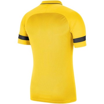 Koszulka męska Nike DF Academy 21 Polo SS żółta CW