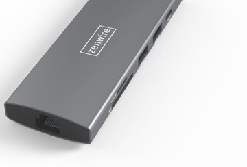HUB USB-C адаптер АДАПТЕР 9в1 HDMI Ethernet Macbook Pro Air M1 M2 M3