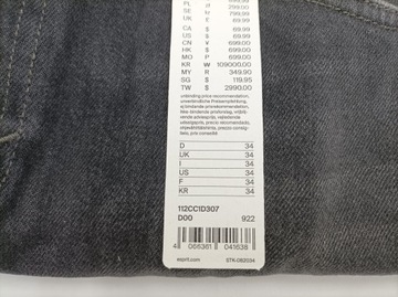 EDC by Esprit, spódnica jeansowa, r.34