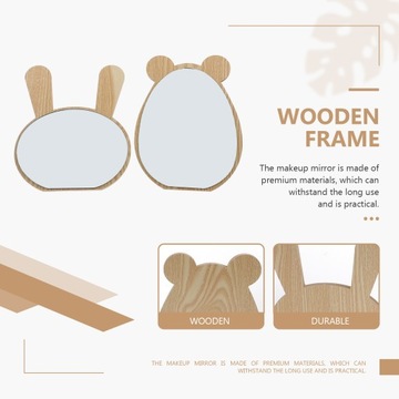 2 зеркала для девочек, принадлежности для макияжа в спальне
