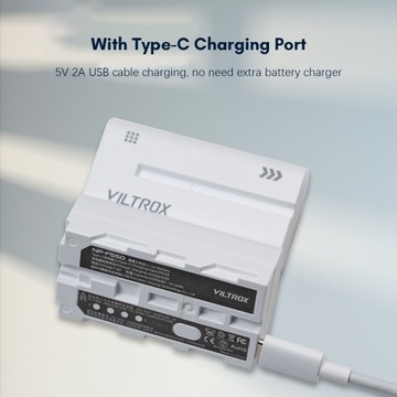 Аккумулятор VILTROX NP-F550 2200 мАч