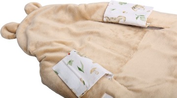 OTULACZ DO FOTELIKA WÓZKA NOSIDEŁKA ZAPINANY CIEPŁY BAWEŁNA PLUSZ BABYMAM