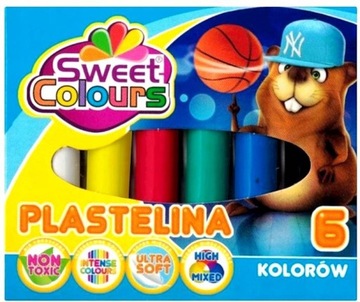 Plastelina Koma-Plast 6 szt.