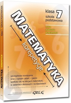 MATEMATYKA SP 7 KOREPETYCJE GREG, ROMAN GANCARCZYK