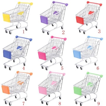 Koszyk Supermarket Niebieski 14,5 x 9,5 x 14 cm