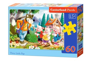 Puzzle 60 el. B-06519 Three Little Pigs