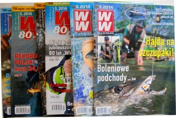 WW Wiadomości wędkarskie nr 5,6/2014 i 3-6/2016