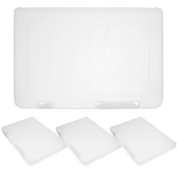 Переносные пластиковые папки в жестяной банке, 4 шт.