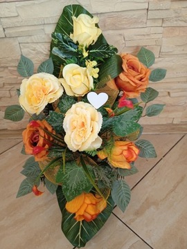 ЦВЕТЫ на могилу НАБОР РАШ БУКЕТ цветов РОЗА