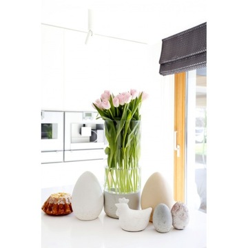 LAMPION SZKLANY ŚWIECZNIK + BETON ARCHITEKTONICZNY