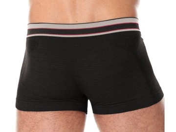 MĘSKIE TERMOAKTYWNE BOKSERKI NA NARTY CIEPŁE Z WEŁNY Brubeck MERINO WOOL -L