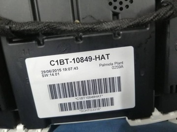 FORD B-MAX 1,5 TDCI PŘÍSTROJOVÁ DESKA BUDÍK C1BT-10849-HAT