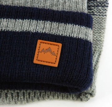 Zestaw zimowy męski Czapka zimowa 2-pak GRANULE 54-60cm Dwie czapki Logo