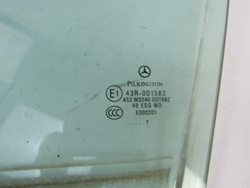 MERCEDES C W203 SKLO (OKNO) DVEŘE PŘEDNÍ LEVÝ 04-07 KOMBI FL