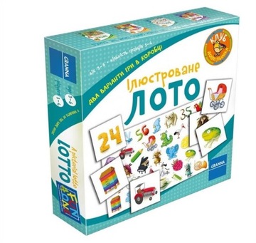 Gra LOTTO loteryjka obrazkowa гра Ілюстроване лото