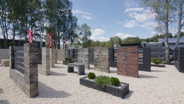 Блок заборный 50х20х20 серый 2 сорт