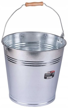 WIADRO METALOWE BUDOWLANE OGRODOWE OCYNKOWANE 15L Z UCHWYTEM SCHMITH