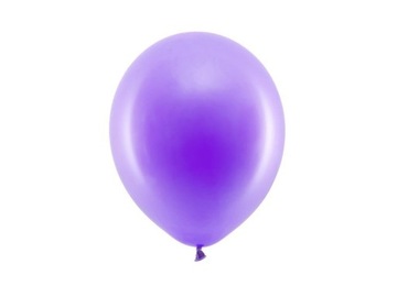 Balony Rainbow 23cm pastelowe, fiolet 10 szt.