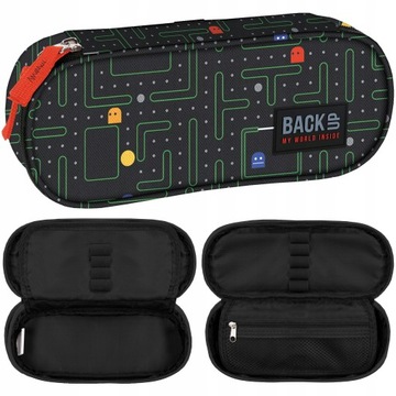 PIÓRNIK SZKOLNY SASZETKA GAME PAC-MAN GAMER BACKUP