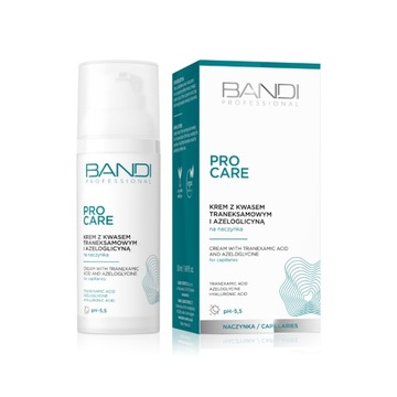 BANDI PRO KREM Z KWASEM TRANEKSAMOWYM NA NACZYNKA I TRĄDZIK RÓZOWATY 50ML