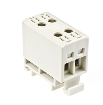 ZŁĄCZKA SZYNOWA JEDNOPOLOWA ZGX 2x16 MM2 SZARA (Al/Cu) INCOBEX