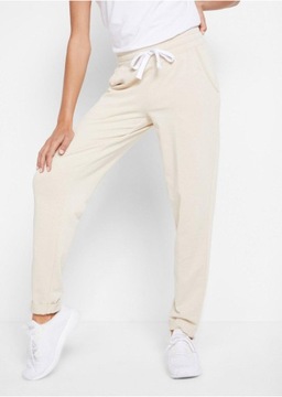 FI5017 ЖЕНСКИЕ СПОРТИВНЫЕ БРЮКИ БЕЖЕВЫЕ__40