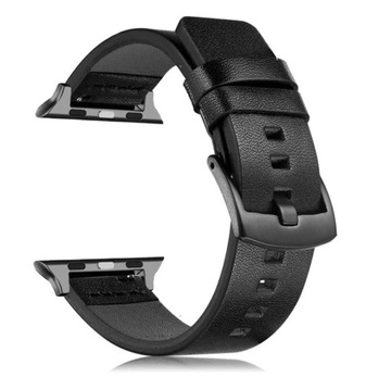 PASEK DO SMART WATCHA APPLE 41 MM, NATURALNA SKÓRA DŁUGI ROZMIAR XL SUPER!