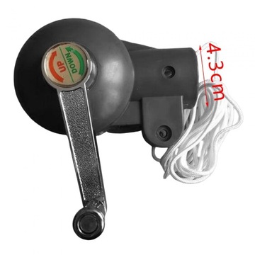 Аксессуары для садовых зонтов Детали Уличный зонт Кривошипная ручка с зажимным креплением