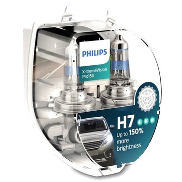 Żarówki PHILIPS H7 X-treme Vision Pro150 +150% 55W