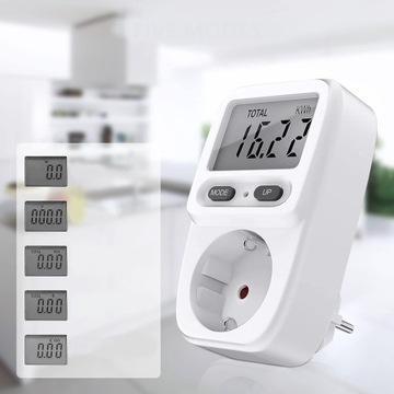 ВАТ МЕТР СЧЕТЧИК ЭЛЕКТРОЭНЕРГИИ СТОИМОСТЬ ЭНЕРГИИ ЖК-дисплей кВтч