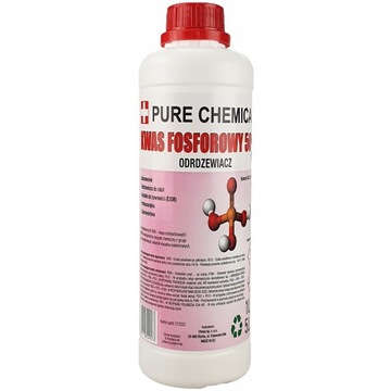 ODRDZEWIACZ DO STALII I ŻELIWA KWAS FOSFOROWY 50% 1L