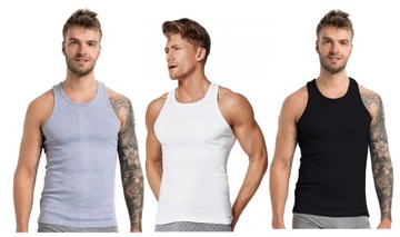 3 X PODKOSZULEK K2 HENDERSON GRUBE RAMIĄCZKA 100% BAWEŁNA MIX 3XL