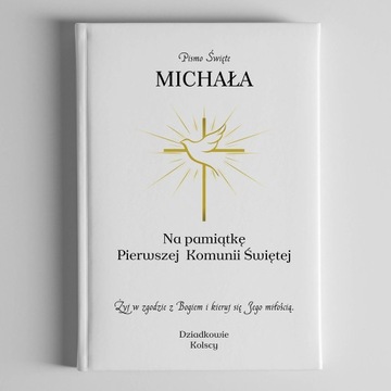 Biblia personalizowana PREZENT NA KOMUNIĘ