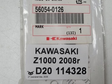 KAWASAKI Z1000 2008 ДЕКАЛЬ НАКЛЕЙКА ХВОСТ ЭМБЛЕМА 56054-0126