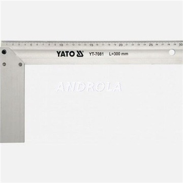 Kątownik aluminiowy 350mm YATO YT-7082