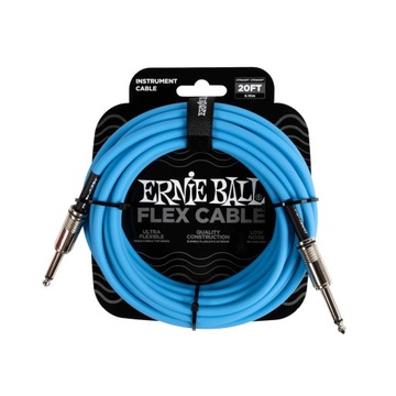 Kabel gitarowy ERNIEBALL EB6417 Kabel instumentalny 6 mb Niebieski,PO6417