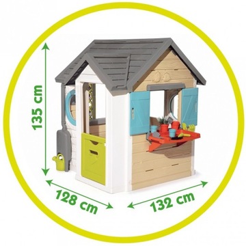 Большой домик садовника SMOBY Garden Educational Pots Feeder + Accessories
