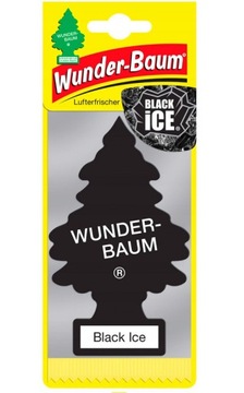 WunderBaum Zapachowa Choinka do auta BLACK ICE CZARNA