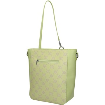 NOBO duża zielona damska torba shopper monogram