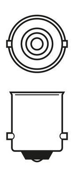 1987302212 ZAROWKA 2W 12 PURE LIGHT BOSCH Żarówka Bosch T2W 2 W 1987302212
