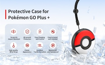 ЗАЩИТА СИЛИКОНОВОЙ ОБОЛОЧКИ + ВЕРЕВКА ДЛЯ POKÉMON GO PLUS +