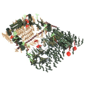 Zestaw 188 elementów Zestaw 5cm Army Men Figurki