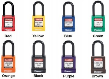 PANDUIT LOTO Lockout BLUE стальной навесной замок 40мм