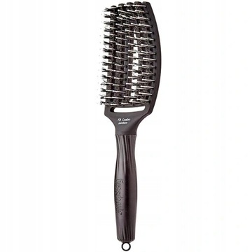 OLIVIA GARDEN FINGERBRUSH — Комбинированная большая черная щетка для расчесывания волос